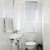 Separate toilet.