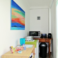 Kitchenette.