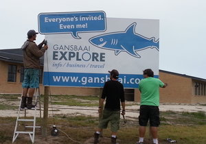 New Signs for Gansbaai Explore