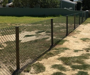 Diamond Mesh Fence Installation in Stanford