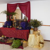 Ingangsportaal. Tema Die 10 Gebooie