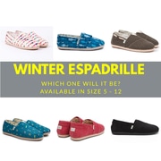 Winter Espadrille