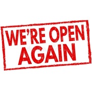 We're Open Again!