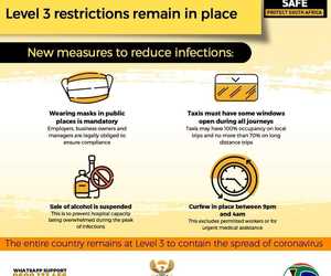 New measures to reduce infections