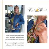 Beautiful Ring = Happy Client - Tanzanites and Diamonds of Hermanus