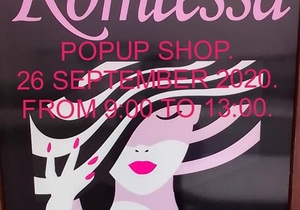 Pop-Up Shop at Komtessa: 26 September 2020