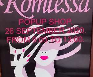 Pop-Up Shop at Komtessa: 26 September 2020
