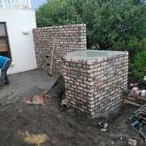 Construction of Pizza Oven in Rooi Els - Thomas Els Home Improvements - Pringle Bay