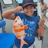 Boy Enjoying Boat Angling Trip - Awesome Charters - Agulhas/Struisbaai