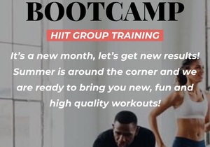 Outdoor Bootcamp HIIT Group Training (Every Tuesday & Thursday)