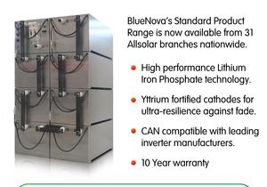 BlueNova's Standard Products Range