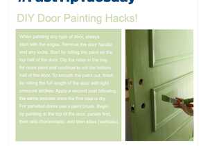 #FastTipTuesday - DIY Door Painting Hacks