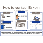 How to contact Eskom in the Western Cape