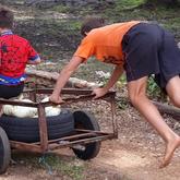 Children Having Fun on the Farm - Beloftebos Farm cottages - Xplorio™ Stanford
