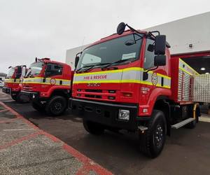 THREE BRAND NEW FIRE VEHICLES HANDED OVER