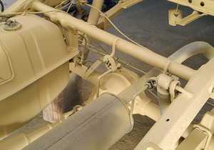 Sandblasting to Remove Rust on Bakkie Chassis