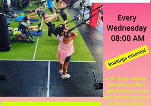 TRX and ABS Class Every Wednesday @ 08:00