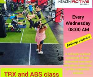 TRX and ABS Class Every Wednesday @ 08:00