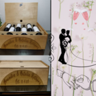 Wedding Gift - Wine Box - M + S Designs - Xplorio™ Gansbaai