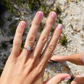 A dainty protea setting for a stunning 0,79ct diamond - Tanzanites and Diamonds of Hermanus - Xplorio™ Hermanus