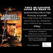 Sundowner / Dinner / Movie Night: 21 April 2021