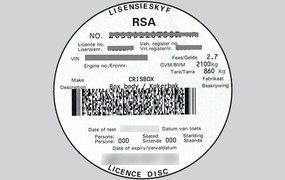 Renewing a Vehicle License Disc via EFT