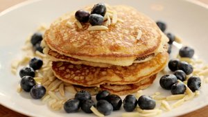 Blueberry Almond Pancakes