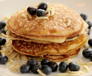 Blueberry Almond Pancakes