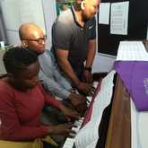 Six hands playing together, great fun! - Creating Music - Xplorio™ Gansbaai