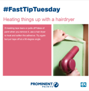 #FastTipTuesday - Heating things up with a hairdryer