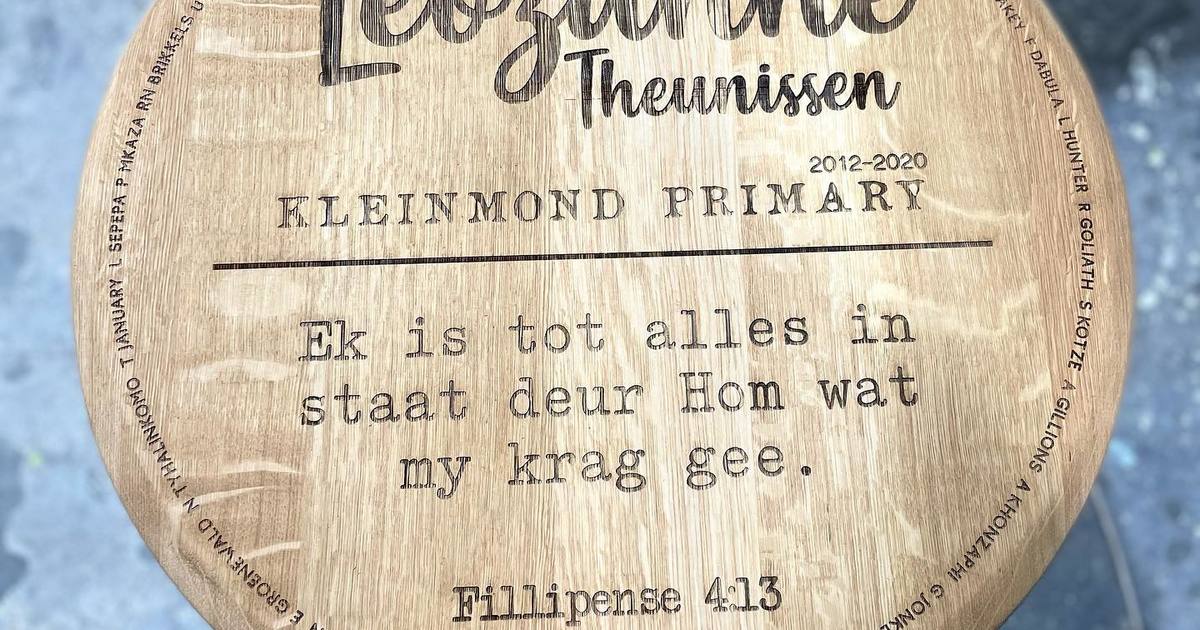 Wine Barrel Platter Kleinmond Laser Cutting Xplorio™ Kleinmond