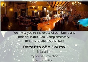 Sauna and Indoor Heated Pool
