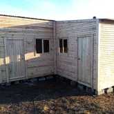 3x9m L-Shaped Wooden Wendy House Installed in Albertinia - Fynbos Wendy's - Xplorio™ Gansbaai