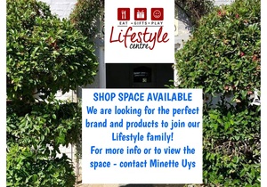 Shop Space Available