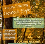 9 August 2021: Fearless Training Outdoor Style