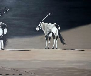 170 x 90cm Boxed Oil on Canvas by Andre Peypers