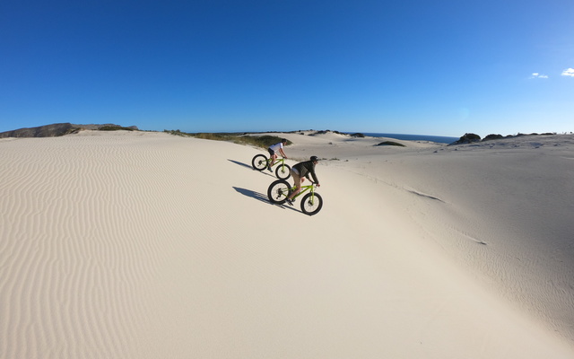 Soft sand and stunning scenery