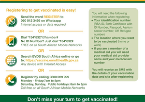 Register for your COVID-19 vaccine: 18 and older