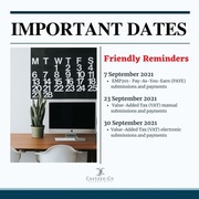 Important Dates in September