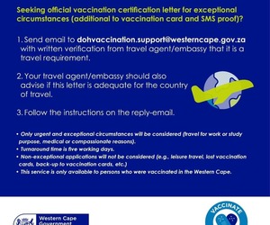 Official Vaccination Certification Letter