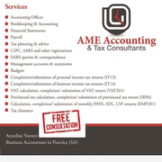 Services Available from AME Accounting