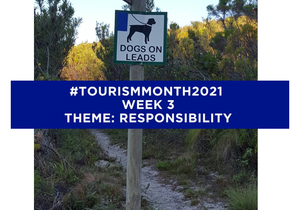 DOGS ON LEASHES ARE WELCOME ON THE BLUE ROUTE IN FERNKLOOF