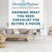 Knowing what you need: Checklist for buying a house