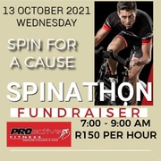 13 October 2021: Spinathon Fundraiser