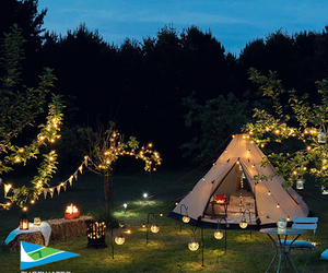 Tips For Camping - Bring Solar-Powered String Lights