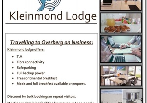 Travelling to Overberg on business