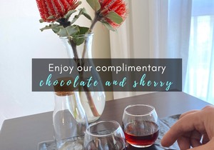 Complimentary Chocolate and Sherry
