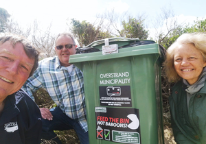 FEED THE BIN, NOT BABOONS