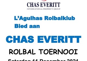 L’Agulhas Rolbalklub Bied aan Chas Everitt Rolbal Toernooi