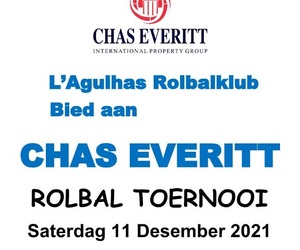 L’Agulhas Rolbalklub Bied aan Chas Everitt Rolbal Toernooi